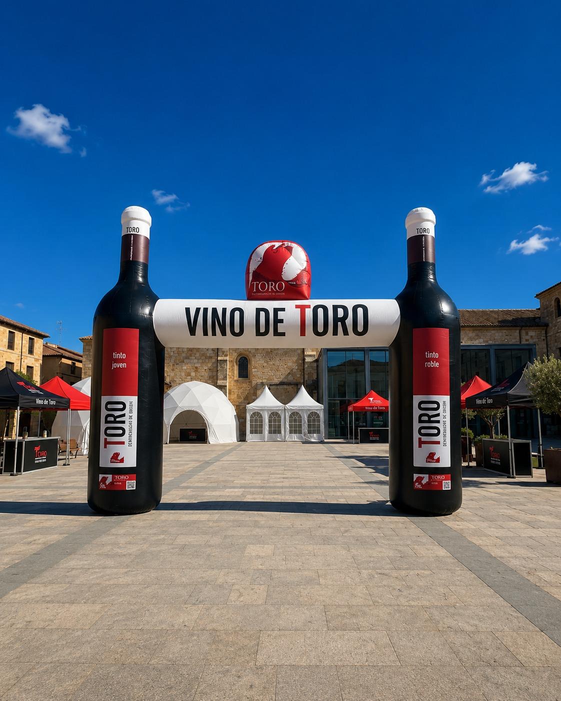 Arco insuflável Vino de Toro